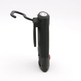 2-Mode COB LED Flashlight Magnetic Working Folding Hook Light 3x AAA