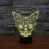 Cat 3D night lamp