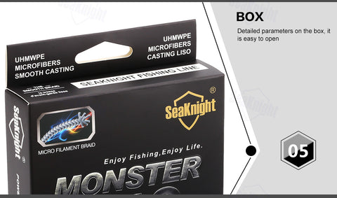 SeaKnight Braid Line 500M 8 Strands 0.16-0.50mm Super Strong Braided Fishing Line For Sea Fishing Wide Angle Technology