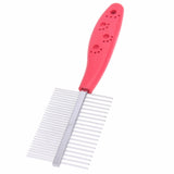 Stainless Steel Anti-static Pets Hair Grooming Two-sized