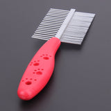 Stainless Steel Anti-static Pets Hair Grooming Two-sized