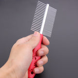 Stainless Steel Anti-static Pets Hair Grooming Two-sized