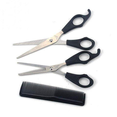 Professional Hair Dressing Scissor 3pcs Barber Tool Hair Scissor Comb Set Cutting Thinning Hairdressing Shears