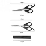 Professional Hair Dressing Scissor 3pcs Barber Tool Hair Scissor Comb Set Cutting Thinning Hairdressing Shears