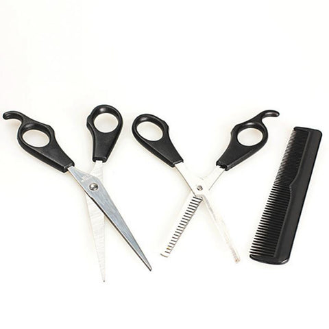 Professional Hair Dressing Scissor 3pcs Barber Tool Hair Scissor Comb Set Cutting Thinning Hairdressing Shears