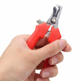 1 Pcs Red  Pet Animal Dog Cat Nail Clippers  Stainless steel