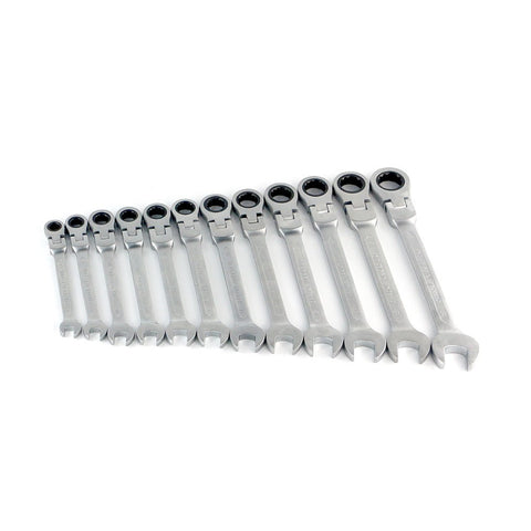 12pcs Combination Flexible Ratchet Wrench Auto Repair Set Of Hand Tool