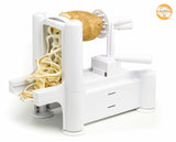 3 Cutting Blades Spiral Slicer Veggie Pasta Spaghetti Maker with Suction Base