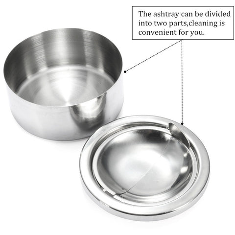 Stainless Steel Wind Proof Type Ash tray