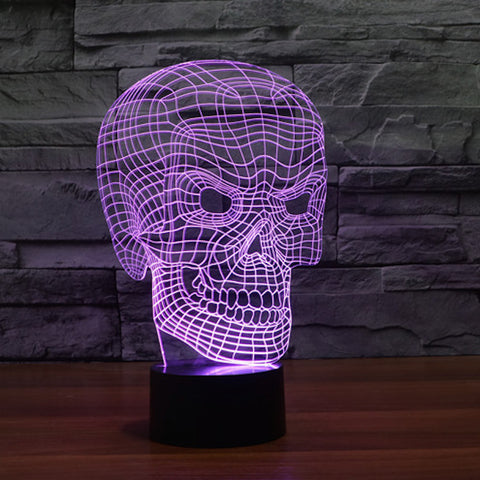 Skull 3d Night Lamp