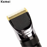 Kemei Electric Hair Clipper Rechargeable Hair Trimmer Shaver Razor Cordless 0.8-2.0mm Adjustable