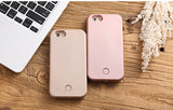 LED Flash Light Selfie TPU PC Case For iPhone 7 Case 6 6s Plus Luxury Glowing