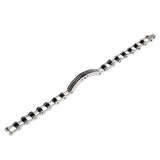 Stainless Steel Rubber Bike Bicycle Chain Bracelet