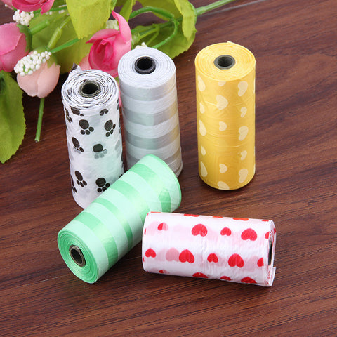 10Roll=150PCS Degradable Pet Dog Waste Poop Bag