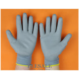 12 Pairs New Work Safety Gloves Nylon Knitted Gloves With PU Coated