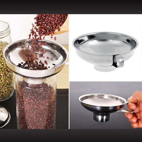 Stainless Steel Wide Mouth Canning Funnel