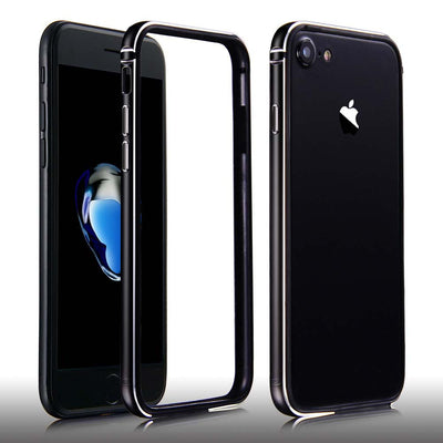 Ultra Thin Slim Bumper Case For iPhone 7 / 7 Plus Aluminum Metal Soft Silicone