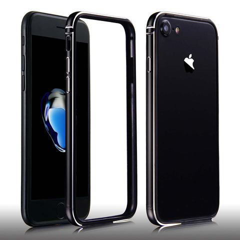 Ultra Thin Slim Bumper Case For iPhone 7 / 7 Plus Aluminum Metal Soft Silicone