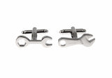 Wrench Cuff Links Silver Color