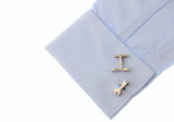 Wrench Cuff Links Silver Color