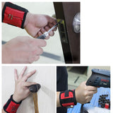 Magnetic Wristband with Strong Magnets for Holding Screws, Nails, Drill Bits Great for Your Tool Bag, Perfect for Auto Repair