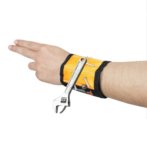 Magnetic Wristband with Strong Magnets for Holding Screws, Nails, Drill Bits Great for Your Tool Bag, Perfect for Auto Repair