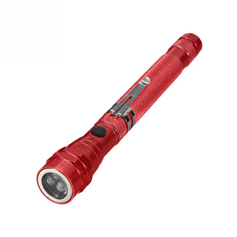 Outdoor Camping Tactical Flash Light Torch Spotlight 3x LED Telescopic Flexible Magnetic LED Flashlight