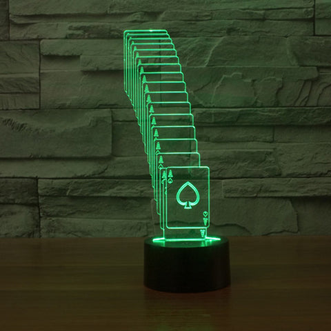 Playing Card Night Lamp