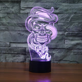 Skull 3d night lamp