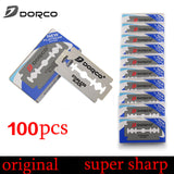 100Pcs Original Dorco A++ Mens Shaving Super Sharp Razor Blades Hair Cutting Shaving Sharper Thinning Knife Double Edge Blade