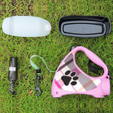 10ft Retractable Dog Leash Pet Dog Puppy Walking Leashes Multifunctional