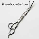 7 inch scissors Black Knight Professional Barber Salon Hair Cutting Scissors And Pet Shears Hairdressing