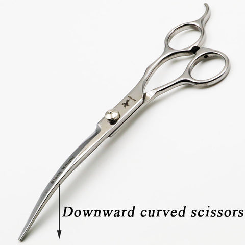 7 inch scissors Black Knight Professional Barber Salon Hair Cutting Scissors And Pet Shears Hairdressing