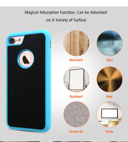 Anti gravity Case For iPhone 6 6s 7 Plus Anti-Gravity Cover For Samsung S6 S7 S8 Edge Note 5