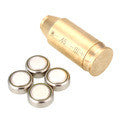 Tactical CAL.45 Red Dot Laser Sight Cartridge Bore Sighter Copper Boresighter With 4 Batteries