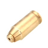 Tactical CAL.45 Red Dot Laser Sight Cartridge Bore Sighter Copper Boresighter With 4 Batteries