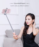 Universal Mini Monopod with Bluetooth Remote Shutter Girly Lipstick Design Selfie Stick