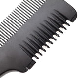 Professional Hair Razor Comb Black Handle Hair Razor Cutting Thinning Comb