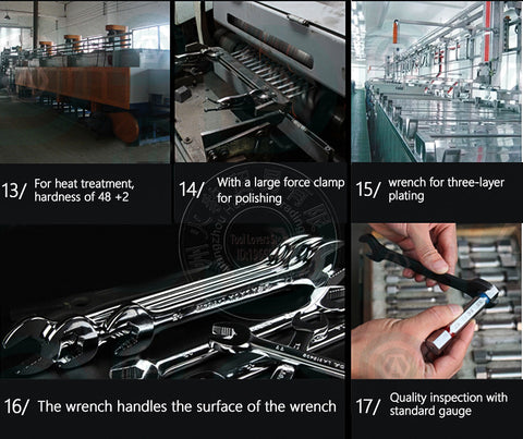 8-27mm Ratchet Gears Wrench Set flexible Open End