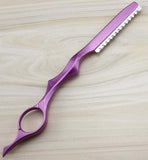 professional 2 in 1 scissors 440C hair scissors thinning shears