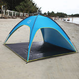 4 People Beach Tent Ultralight Beach Camping Tent Sun Shelter Large