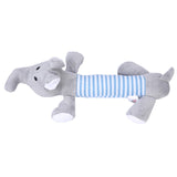 Dog Toys Pet Puppy Chew Squeaker Squeaky Plush Sound Duck Pig & Elephant Toys 3 Designs