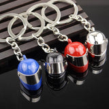 Silver Plated Cool Keyring 3D Car Motorcycle Bicycle Helmet