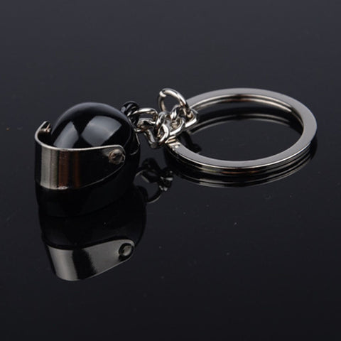 Silver Plated Cool Keyring 3D Car Motorcycle Bicycle Helmet