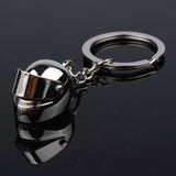 Silver Plated Cool Keyring 3D Car Motorcycle Bicycle Helmet