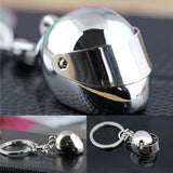 Silver Plated Cool Keyring 3D Car Motorcycle Bicycle Helmet