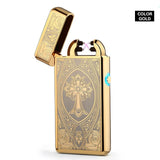 Cross Double Arc Lighter USB Pulse Cigar Lighters