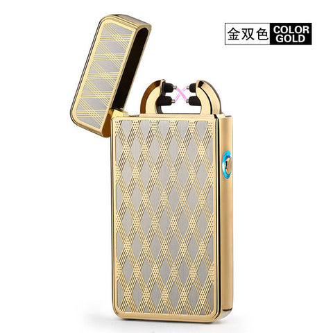 Cross Double Arc Lighter USB Pulse Cigar Lighters