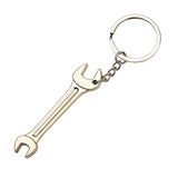 Wrench Shape High-grade Simulation Spanner Key Chain Rings Stainless Steel