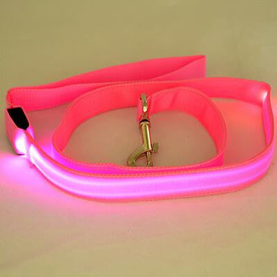 120cm Nylon Pet LED Dog Leash Night Safety LED Flashing Glow LED Pet Supplies